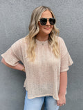 Knit Top - Taupe
